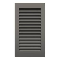Вентиляционная решетка для камина SAVEN Hide Vertical 30x17 графитовая фото