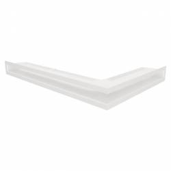 Вентиляционная решетка для камина SAVEN Loft Angle 60х400x600 белая фото