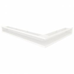 Вентиляционная решетка для камина SAVEN Loft Angle 90х600x800 белая фото