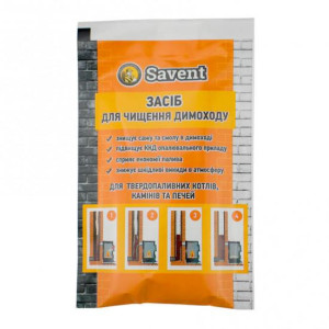 Средство Savent для немеханической чистки дымоходов 1 кг 25 шт. фото