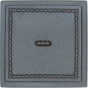 Чугунная дверца прочисная сажетруска "Dori 1" 170x170 мм фото
