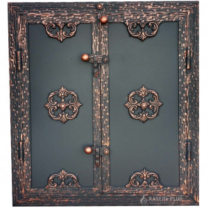 Дверца для коптильни RIVERA bronz 500x700 фото
