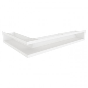 Вентиляционная решетка для камина SAVEN Loft Angle 90х600x400 белая фото