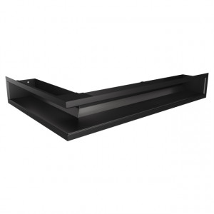 Вентиляционная решетка для камина SAVEN Loft Angle 90х600x400 черная фото