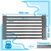 Колосниковая решетка ГЛВТ 350х200 мм, фото 4, 369грн