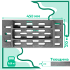 Колосниковая решетка ГЛВТ 450х210 мм для котла , фото 5, 900грн