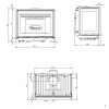 Каминная топка Dovre 2575 CBS, фото 3, 115187.5грн