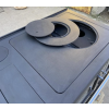 Кухонная печь ALFA-PLAM ALFA 85 G (чорний) с варочной поверхностью и духовкой отопительно-варочная  , фото 9, 45193.5грн
