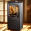Стальная печь-камин Thorma FALUN II конвекционная 8 кВт black/inox, фото 3, 68820грн