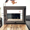 Комплект чугунных дверок Iron Fire Megan 590х485 мм + поддувательная Style 50 315х165 мм, фото 9, 10790.415грн