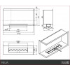 Встраиваемый биокамин KAMI NILA, фото 6, 39560грн
