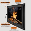 Дверцы для камина Iron Fire Style 75 730х540 мм, фото 6, 9545.166грн