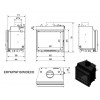 Каминная топка KRATKI ERYK PW 10 DECO + змеевик с водным контуром, фото 5, 79928грн