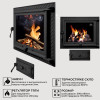 Комплект чугунных дверок Iron Fire Megan 590х485 мм + поддувательная Style 50 315х165 мм, фото 8, 10790.415грн