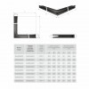 Вентиляционная решетка для камина SAVEN Loft Angle 90х600x400 графитовая, фото 4, 2666.688грн