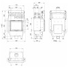 Каминная топка с водяным контуром Defro Home Navi SM G 14 кВт на дровах (гильотина), фото 4, 171184грн
