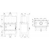 Каминная топка с водяным контуром DEFRO Home RIVA ME SHORT, фото 4, 120222.5грн