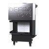 Угловая каминная топка с водяным контуром Defro Home Riva S BL G Short 16 кВт на дровах (левое стекло), фото 3, 239356грн