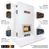 Вентиляционная решетка для камина SAVEN Hide Vertical 30x17 черная, фото 5, 879.9375грн
