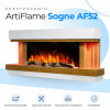 Настенный электрокамин ArtiFlame Sogne AF52 с обогревом и звуковым эффектом, фото 12, 29000грн