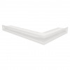 Вентиляционная решетка для камина SAVEN Loft Angle 60х400x600 белая, фото 3, 2439.562грн
