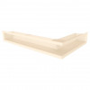 Вентиляционная решетка для камина SAVEN Loft Angle 90х400x600 кремовая, фото 5, 2666.688грн