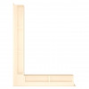 Вентиляционная решетка для камина SAVEN Loft Angle 90х600x800 кремовая, фото 3, 3234.0945грн