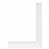 Вентиляционная решетка для камина SAVEN Loft Angle 60х800x600 белая, фото 3, 3007.377грн