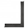 Вентиляционная решетка для камина SAVEN Loft Angle 60х800x600 графитовая, фото 2, 3007.377грн