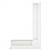 Вентиляционная решетка для камина SAVEN Loft Angle 90х600x400 белая, фото 5, 2666.688грн