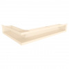 Вентиляционная решетка для камина SAVEN Loft Angle 90х600x400 кремовая, фото 4, 2666.688грн