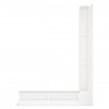 Вентиляционная решетка для камина SAVEN Loft Angle 90х800x600 белая, фото 3, 3234.0945грн