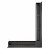 Вентиляционная решетка для камина SAVEN Loft Angle 90х800x600 графитовая, фото 2, 3234.0945грн