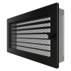 Вентиляционная решетка для камина SAVEN 17х30 черная с жалюзи, фото 2, 837.8335грн