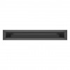 Вентиляционная решетка для камина SAVEN Loft 60х400 графитовая, фото 4, 850.9055грн