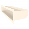 Вентиляционная решетка для камина SAVEN Loft 90х400 кремовая, фото 2, 1191.5945грн