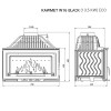 Каминная топка KAWMET W16 ECO Black 13.5 кВт, фото 10, 51917.5грн