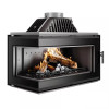 Каминная топка KAWMET W16 с левым боковым стеклом ECO Black 13.5 кВт, фото 3, 83742.5грн