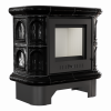 Кафельная печь-камин Kratki WK 440 черная, фото 3, 75895грн