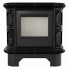 Кафельная печь-камин Kratki WK 440 черная, фото 2, 75895грн