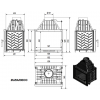 Каминная топка KRATKI ZUZIA 16 DECO, фото 3, 45881грн