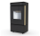 Стальная дровяная печь-камин Defro Home CUBE MINI 6,6 кВт белый